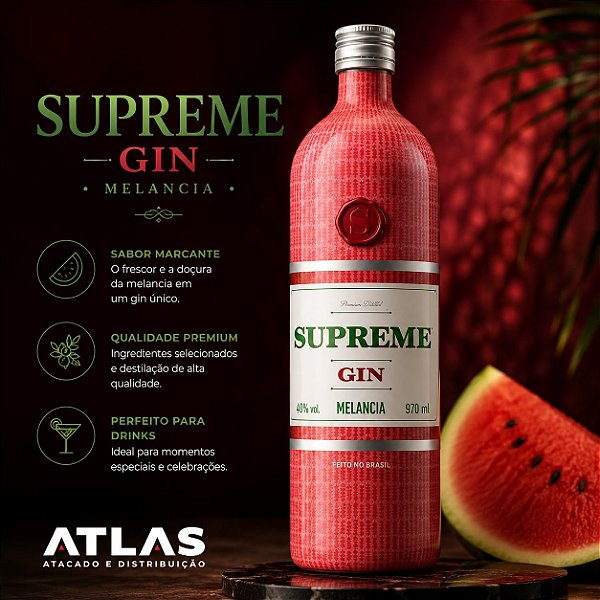 SUPREME MELANCIA 6X970ML VID BEB ALC MISTA