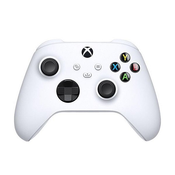 Controle Sem Fio Xbox Series X|S, Xbox One, PC com Windows 10 - Branco