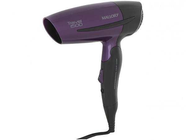 SECADOR CABELO MALLORY TRAVEL 1500 BIVOLT