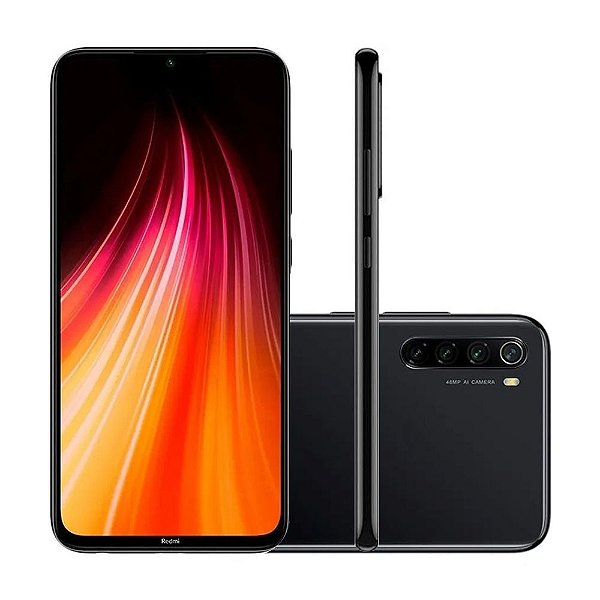 Xiaomi Redmi Note 8 4GB Ram 64GB Camera 48+8+2+2MP -Preto