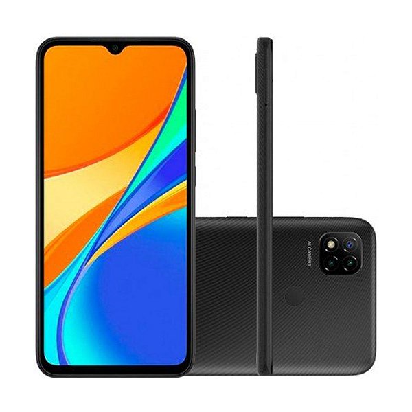 Xiaomi Redmi 9 128GB/4GB Dual Chip-Preto Versão Índia