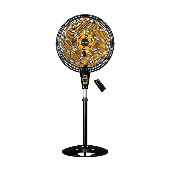 Ventilador de Coluna, Neo Air 15 Air Timer TS+, Preto/Dourado, 110v, Mallory