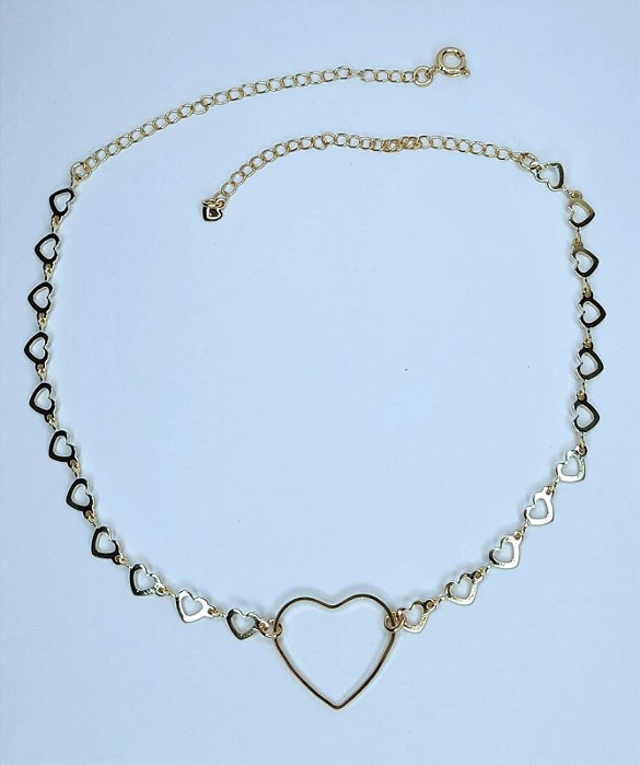 Choker coração
