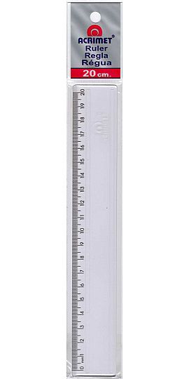 Regua 20cm Escolar 512.0