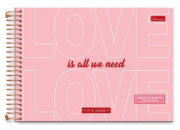 Caderno de Desenho  CD Its Love