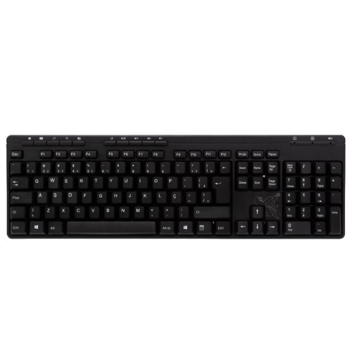 TECLADO USB SLIM OFFICE PRETO 6013504