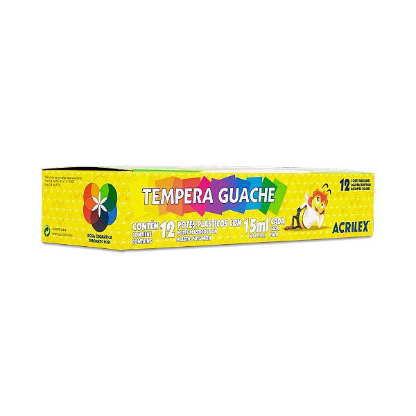 TEMPERA GUACHE 15ml 12 cores