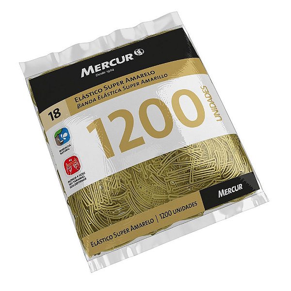 Elástico Super Amarelo - 1200 un