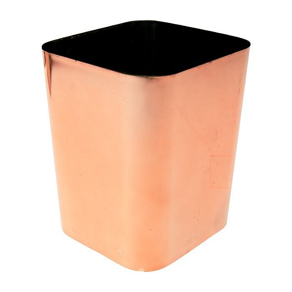 Porta Objetos Metalizado Dello Rose Gold