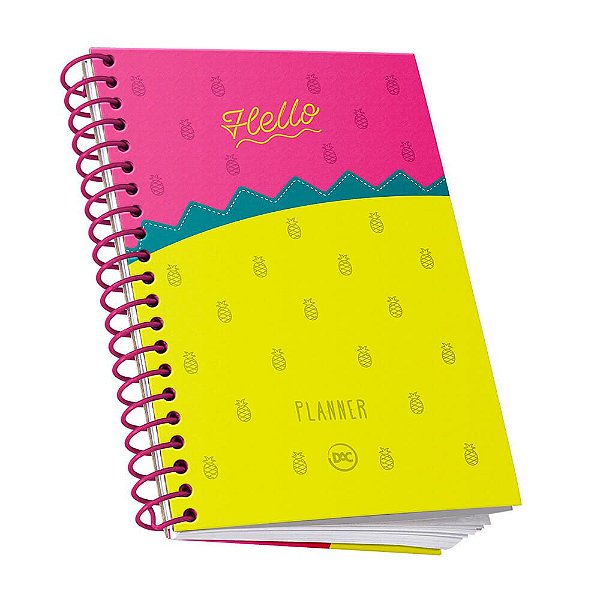Planner Permanente A5 com Espiral DAC Hello