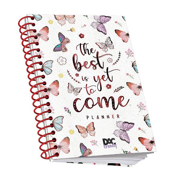 Planner Permanente A5 com Espiral DAC Trendy Borboleta