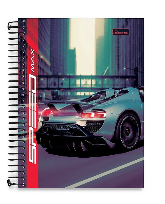 Caderno CD 1Mat 80Fls Speed Max