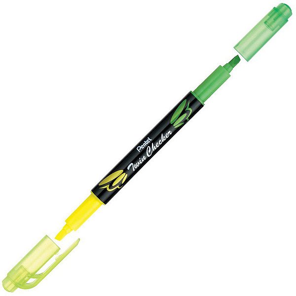 Marca Texto AM/VD Duas Pontas SLW8-GKE Pentel