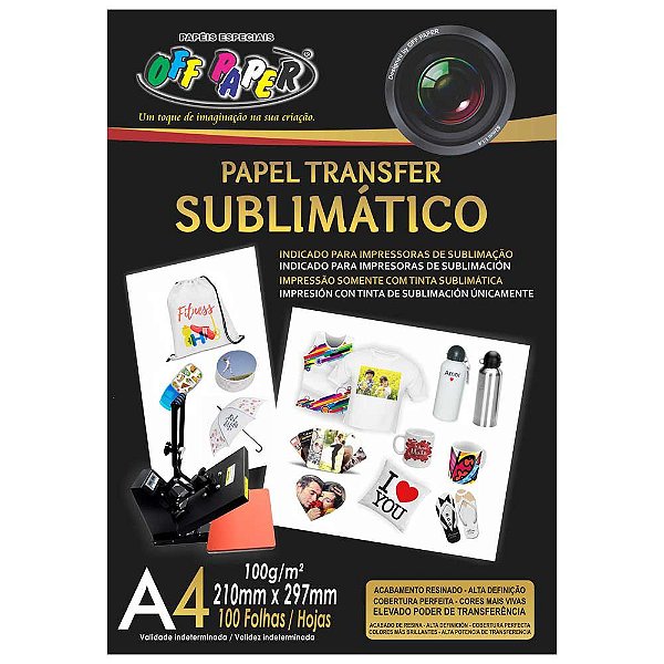 Papel Transfer Sublimático A4 100g