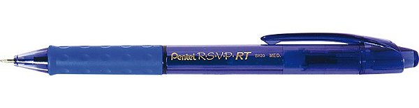 Caneta 1.0mm Azul Retratil RSVPRT BK93CRC-C