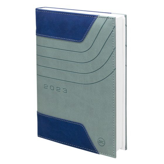 Agenda A6 Mini 2023 Cinza Claro