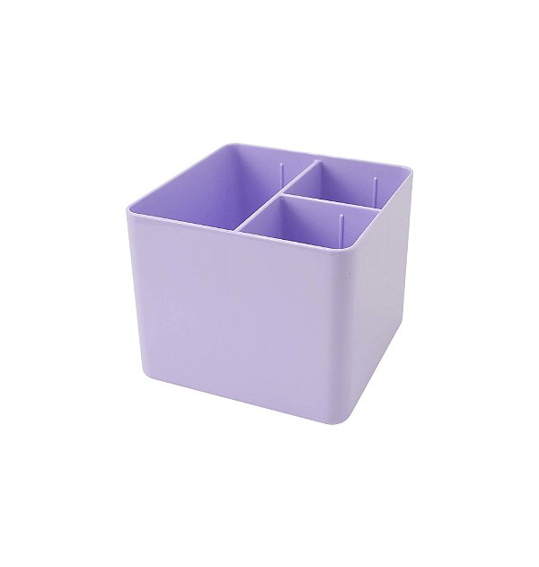 Porta Objetos LILAS PASTEL 3 Divisorias 3020.LP