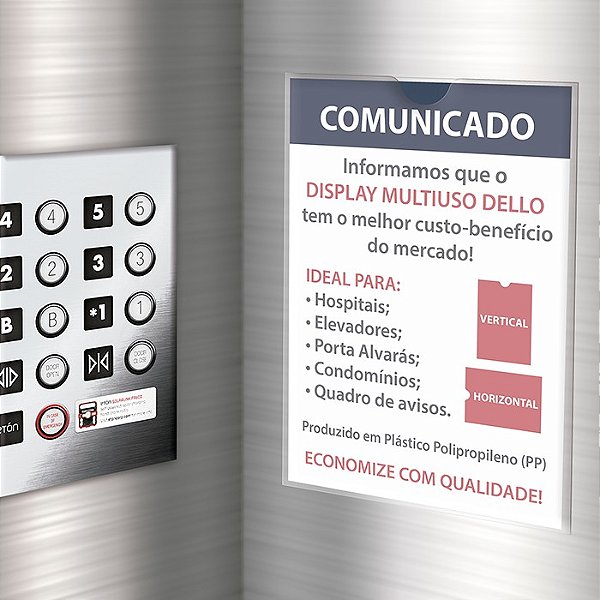 Quadro de Avisos A4 Crsital