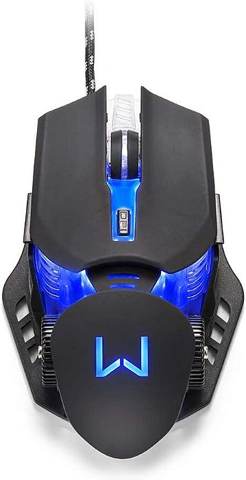 Mouse Gamer Warrior Keon 3200DPI Preto - MO267