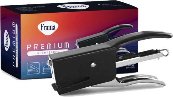 Grampeador Metal Alicate Preto 15cm 25 Fls