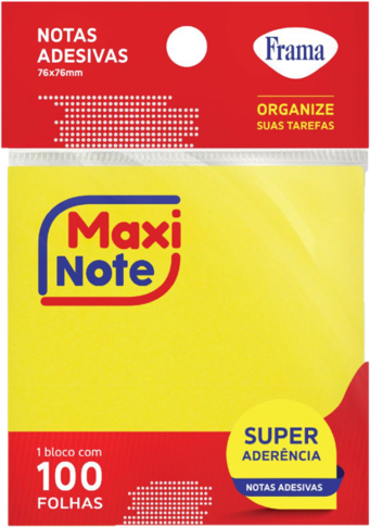 MAXI NOTE 76MMX76MM NEON AM 100 FLS