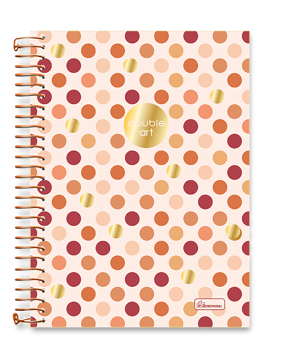 caderno CD 1/4 Double Art 80fls
