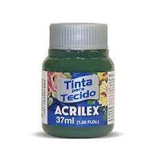 Tinta tecido Fosca 37ml verde pinheiro