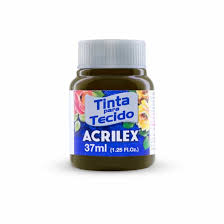 Tinta tecido fosca 37ml Sepia
