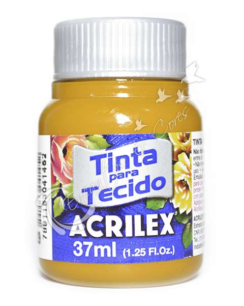 Tinta de tecido fosca 37ml Siena natural