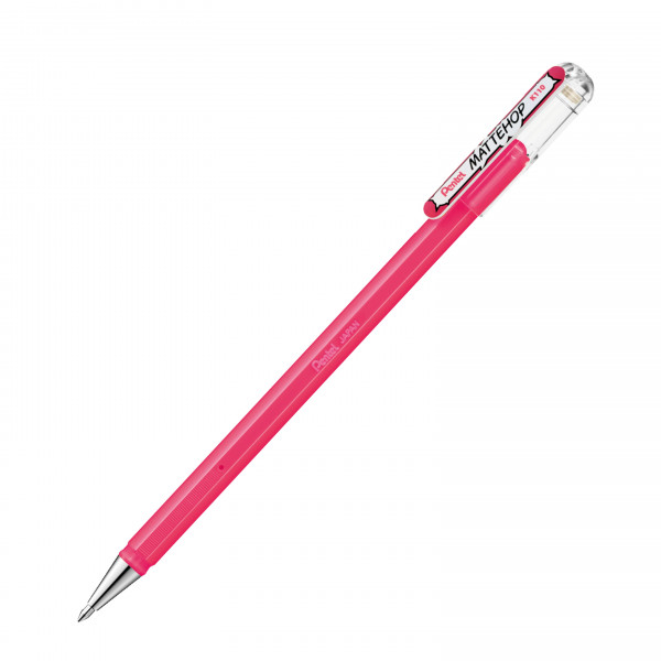 Caneta Gel Holler Mattehop 1.0 Pentel Rosa