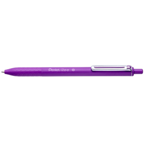 Caneta 0.7 VIOLETA Esferográfica Retrátil IZEE