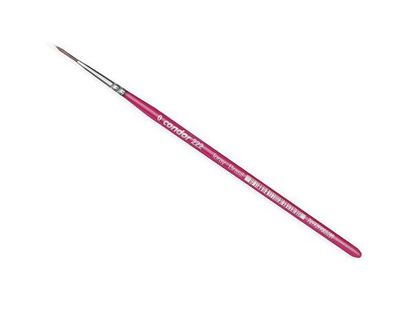 Pincel N.000 sintético PT Curto Red