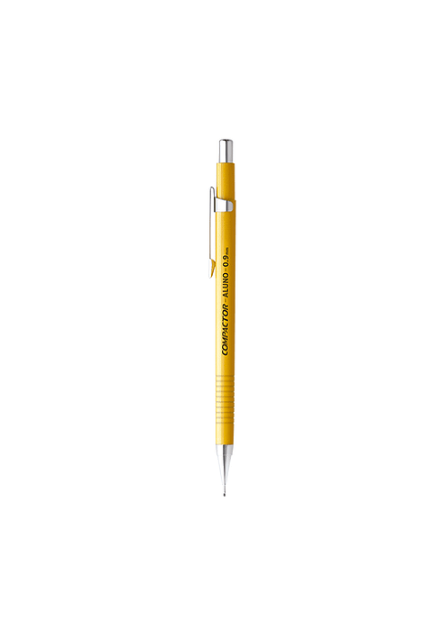 Lapiseira 0.9mm Aluno Amarelo Compactor