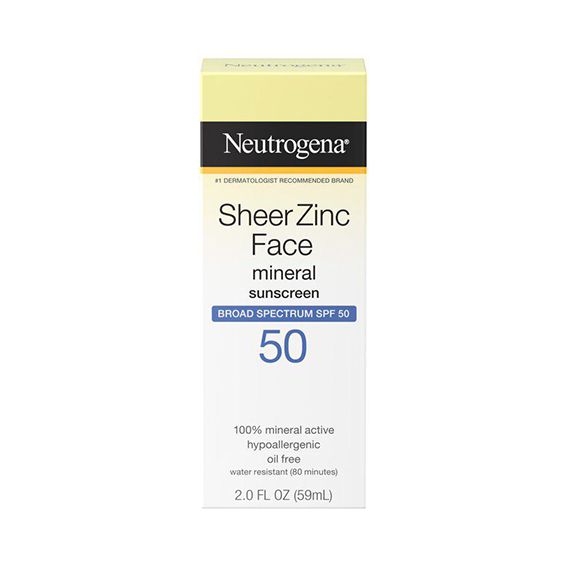 Protetor Solar Neutrogena Sheer Zinc Face SPF 50