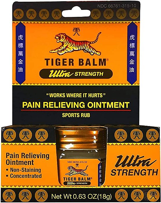 Pomada Tiger Balm (alívio das dores para adultos)