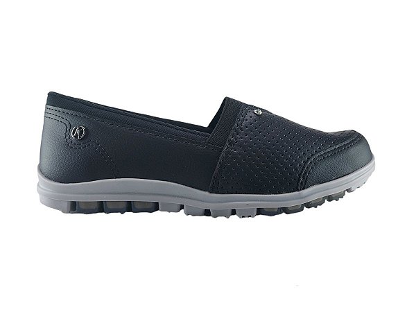 Tenis Feminino Kolosh Slip On C0534 Gel Preto