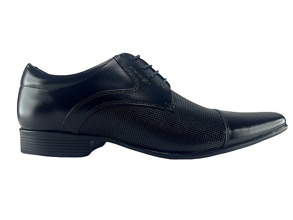 Sapato Social Masculino Rafarillo 34001 Couro Preto