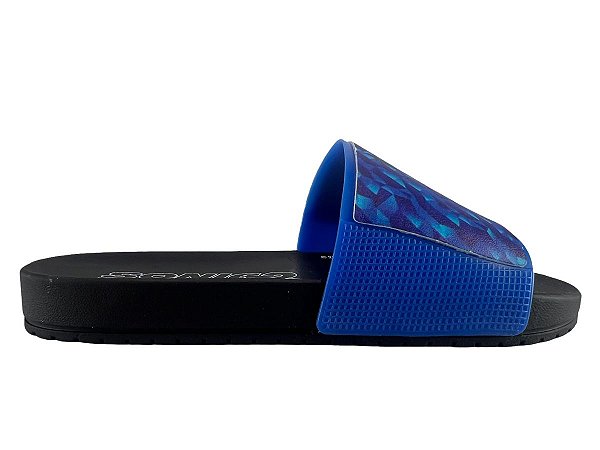 Chinelo Grendene Sonic Fast 22776 Preto Azul