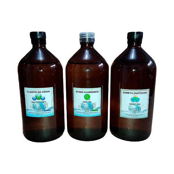 KIT PLUS SANEANTE DE ÁGUA 1000ML + 1000ML + 1000ML - EMBALAGEM PLÁSTICA