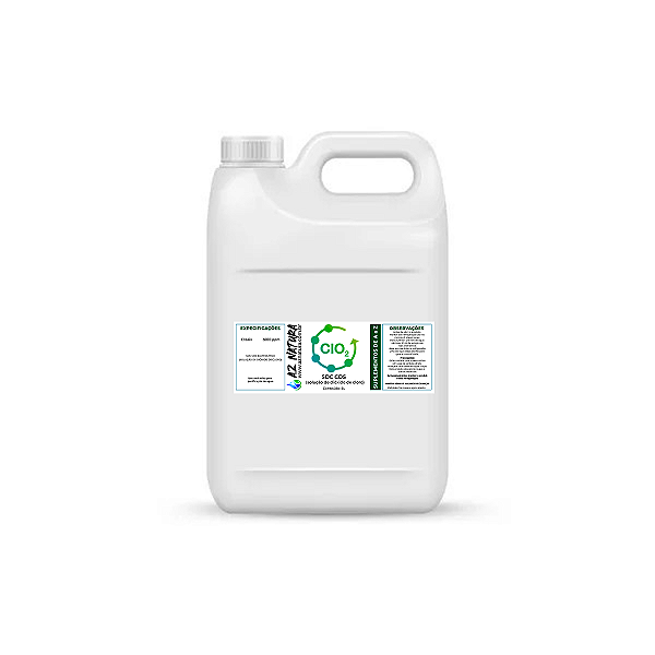 SOLUÇÃO SANEANTE 3000 PPM 5L - ELETROLÍTICO -PUREZA DE 99,99%