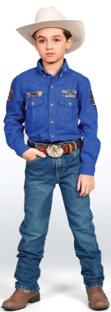 Calça Bill Way Borado Azul Infantil