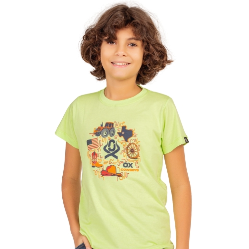 Camiseta Infantil Cowboys Ox Horns
