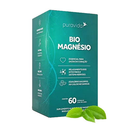 Bio magnésio c/60 caps - Puravida