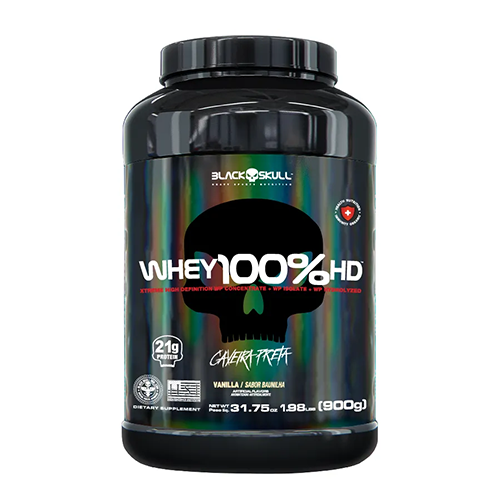 Whey 100% Black Skull – Baunilha - 900g