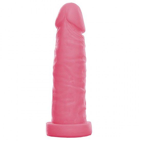 PÊNIS 14x4cm - SILICONE - AROMA MORANGO