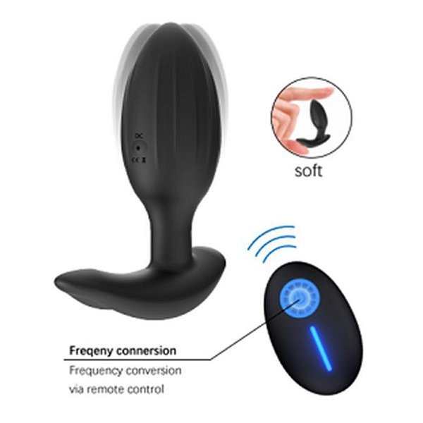 PLUG SILICONE COM VIBRO