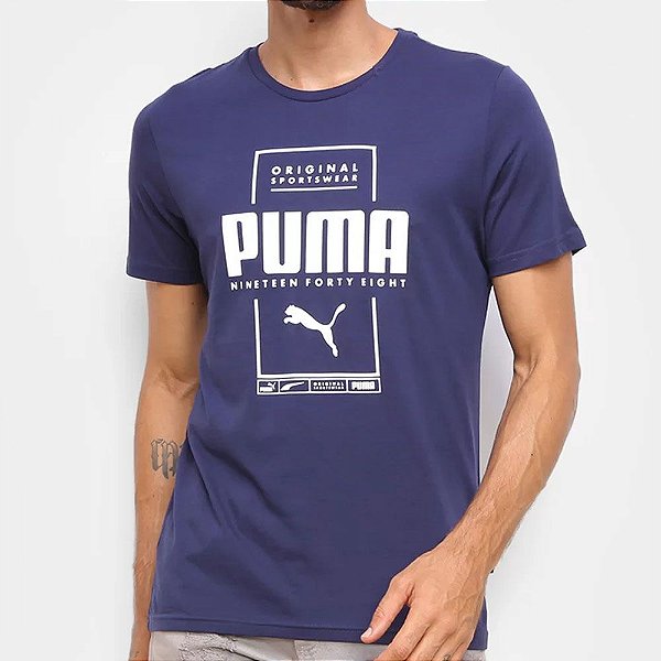 camiseta puma azul