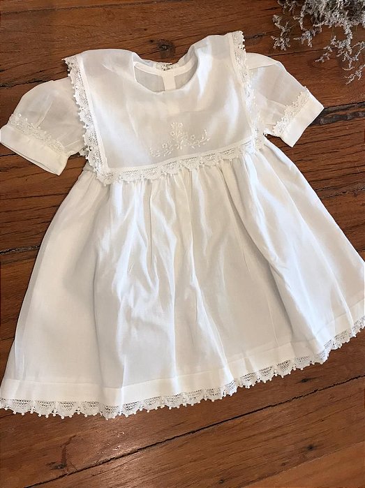 Vestido infantil algodão Alícia