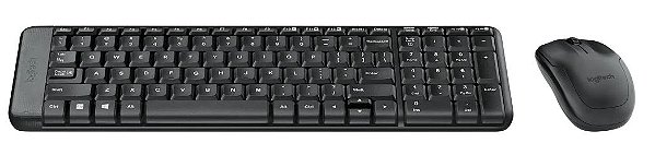 TECLADO E MOUSE SEM FIO LOGITECH MK220