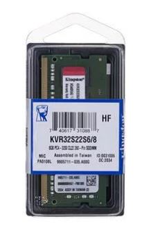MEMÓRIA KINGSTON SODIMM, 8GB, 3200MHZ, DDR4 (INSTALADA)